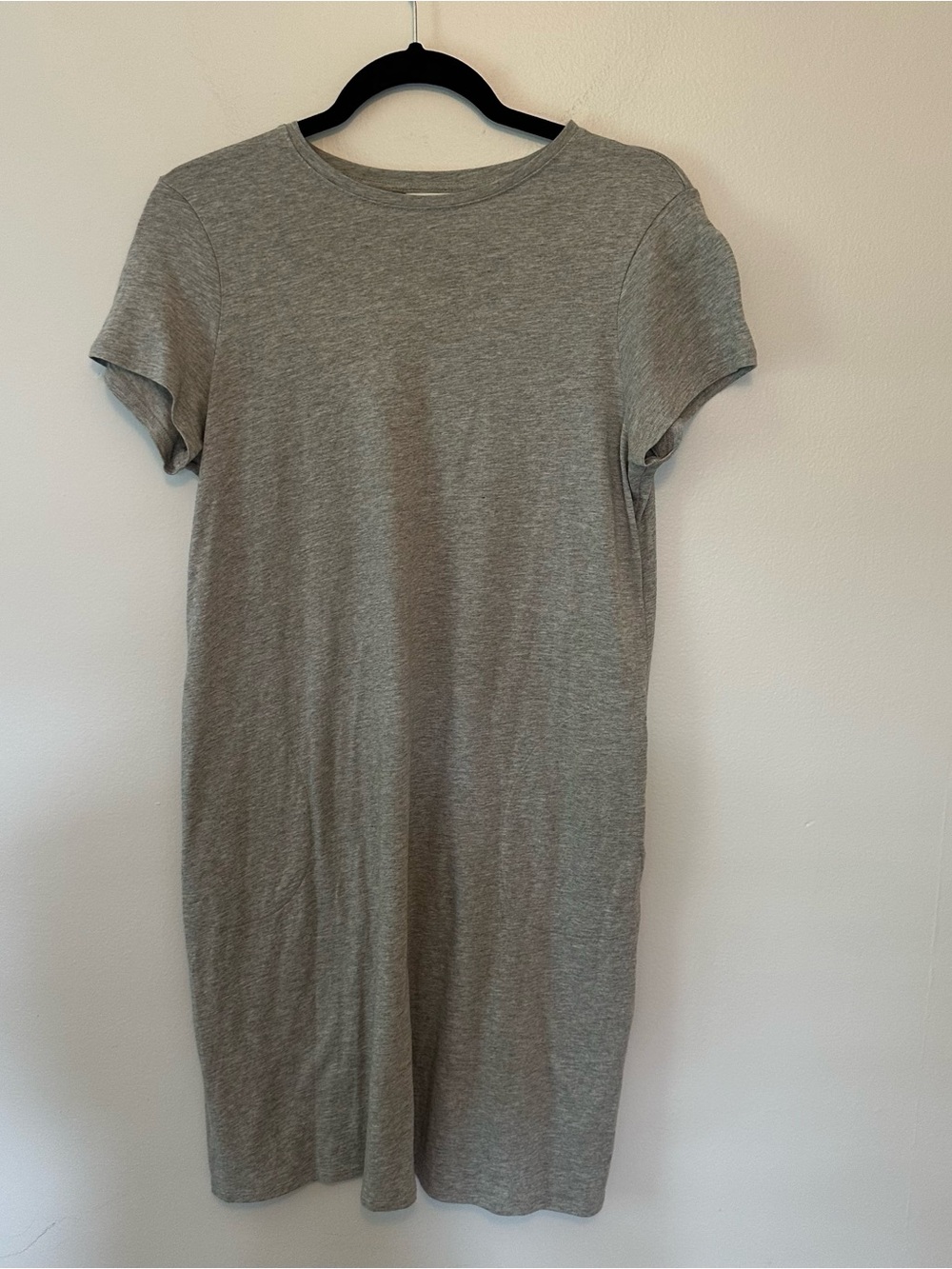 J Jill Grey T Shirt Dress Small